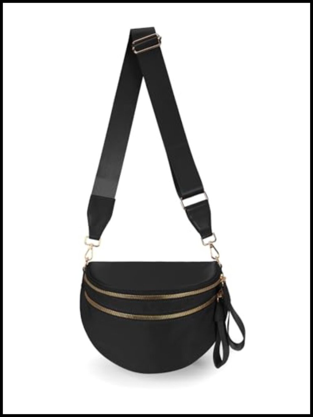 FEIBOON Nylon Crossbody Bag Bum Bag Handbags Purses for Women